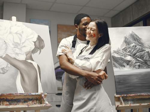 Malt eure Liebe – Kunst-Workshop für Paare mit Brunch