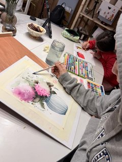 Zeichen- und Malkurs im Café-Galerie — 11