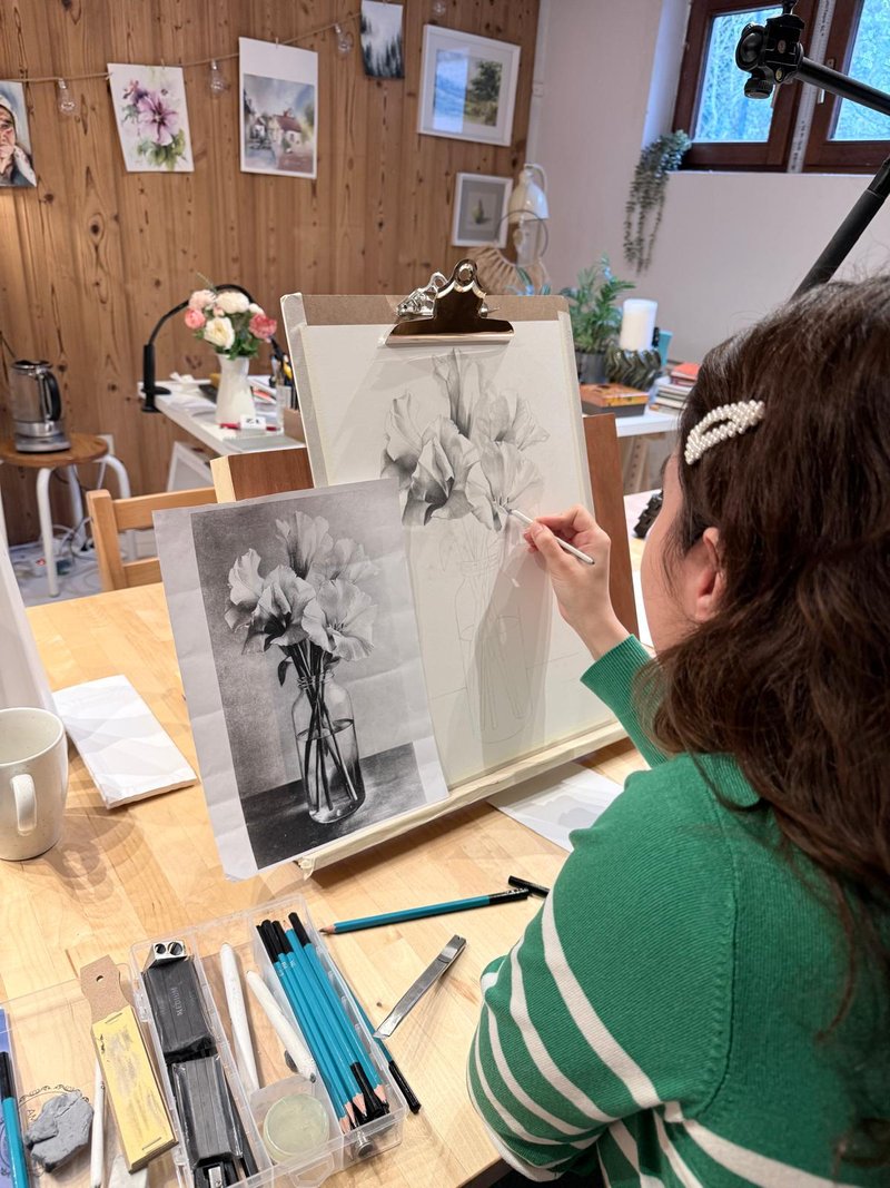 Zeichen- und Malkurs im Café-Galerie — 4