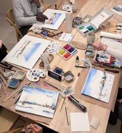 Zeichen- und Malkurs im Café-Galerie — 9