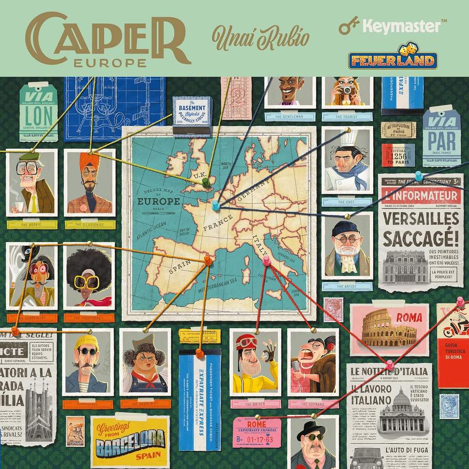 BoardGame: Feuerland Spiele Caper Europe — 2