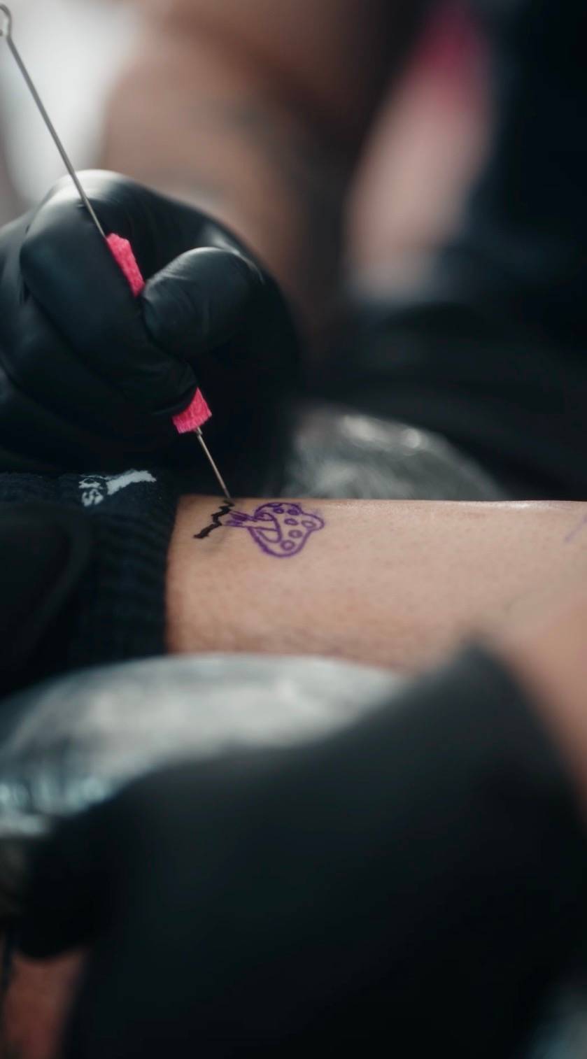 Tattoo each other! 